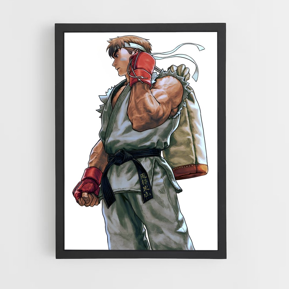 Poster Ken le Guerrier – affiche Street Fighter (vue 2)